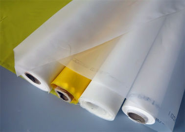 Porcellana Maglia di stampa dello schermo del poliestere della tela, maglia gialla bianca del tessuto dello schermo fornitore