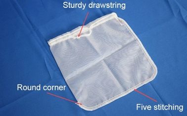 Porcellana Commestibile sacchetti filtro riutilizzabili del caffè da 120 micron del sacchetto filtro del latte di nylon del dado fornitore