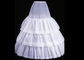 Maglia di nylon dell'isolatore a campana dello schermo del tessuto a maglia del rivestimento rigido femminile della sottogonna per il vestito da sposa fornitore