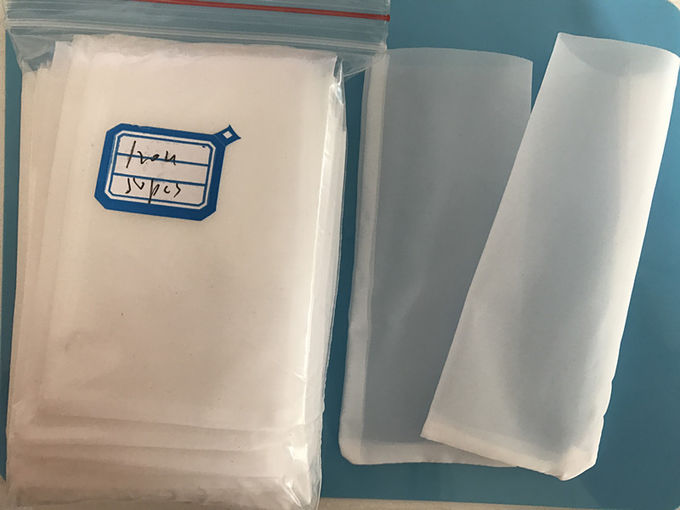 Sacchetto filtro di nylon puro della colofonia del setaccio a maglie di 100% una dimensione a 2*4 pollici di 25 micron