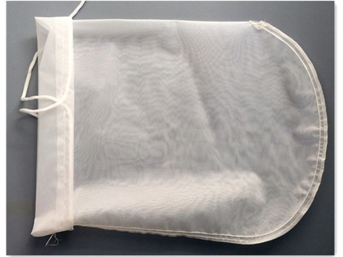 Il filtro a maglie di nylon su ordinazione di dimensione 200um insacca il sacchetto filtro del succo del commestibile di forma di U