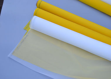 Porcellana Maglia bianca e gialla di stampa dello schermo del poliestere ampiamente usata in filtraggio fornitore