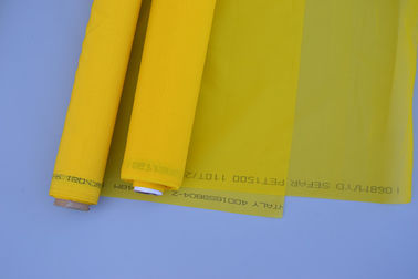 Porcellana Tela gialla della maglia di serigrafia del poliestere ad alta resistenza fornitore