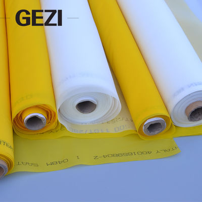 schermo bianco di conteggio di colore di 200 maglie che stampa il materiale bianco del poliestere del tessuto di maglia fornitore