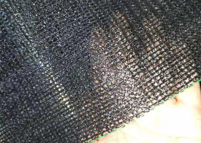 Parasole materiale puro d'ombreggiatura del tessuto a maglia dello schermo del nero 60% Rade che cattura con la rete UV stabilizzato